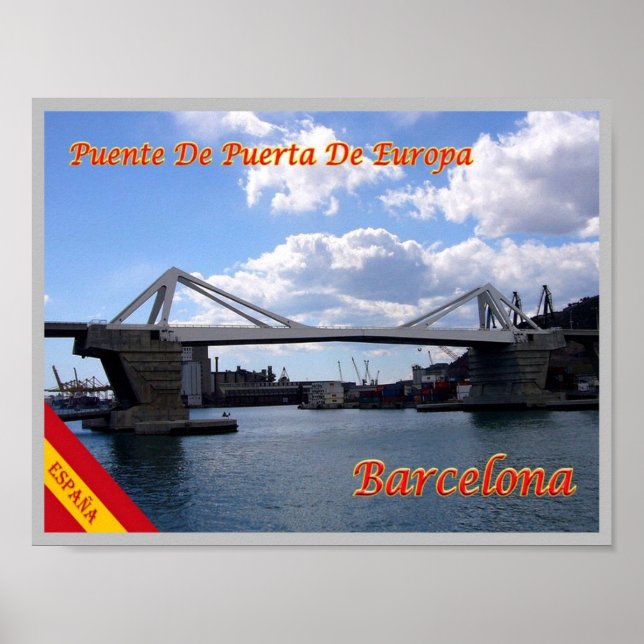 Spanien - Barcelona - Poster (Framsidan)