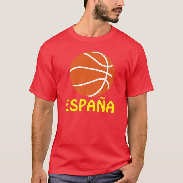 Spanien basket t shirt (Framsida)