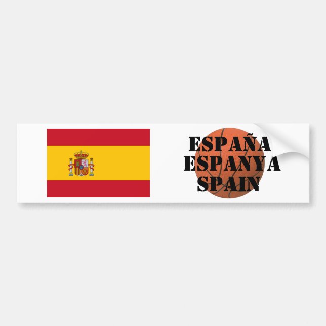 Spanien Basketball Team Bildekal (Framsidan)