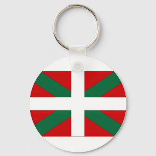 Spanien baskisk flagga nyckelring