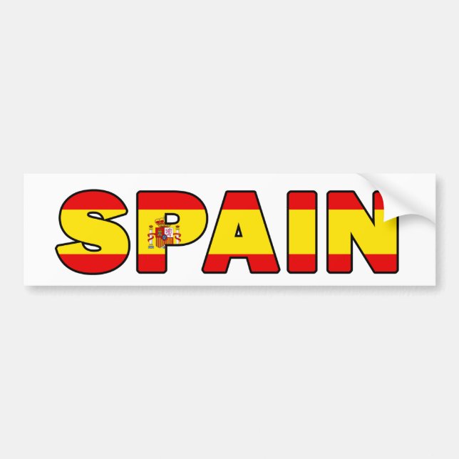 Spanien bildekal (Framsidan)