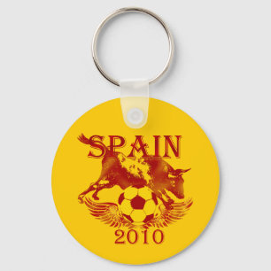 Spanien bilkeychain 2010 för Espana La Roja Nyckelring