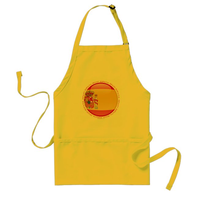 Spanien bubblar flagga förkläde (Framsidan)