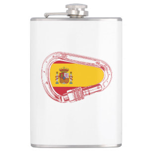 Spanien Carabiner Flagga Fickplunta