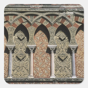Spanien, Cordoba, Moorisk mezquita, (moské). Fyrkantigt Klistermärke