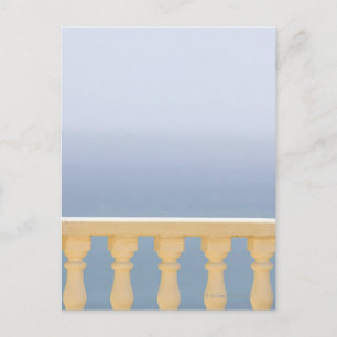 Spanien, Costa Blanca, Sea over balustrade Vykort