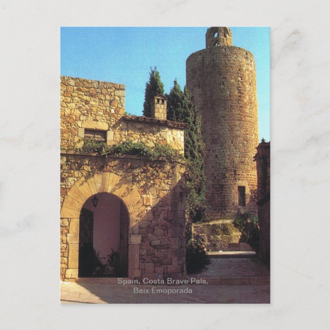 Spanien, Costa Modig Pals, Baix Emoporada Vykort (Framsida)