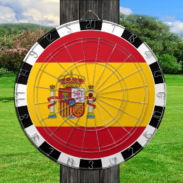 Spanien Dartboard och spansk Flagga/speltavla Darttavla