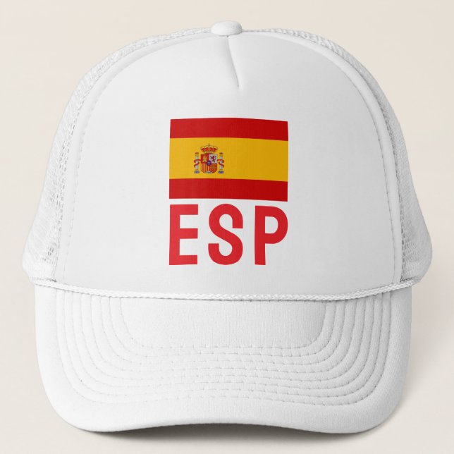 Spanien ESP Flagga Athletic Keps (Framsida)