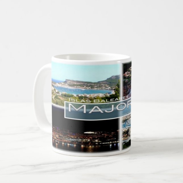 Spanien - Espana - Balearerna - Mallorca - Kaffemugg (Framsida vänster)
