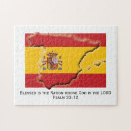 SPANIEN | España | Blad nation | SPANSKA FLAGGA Pussel