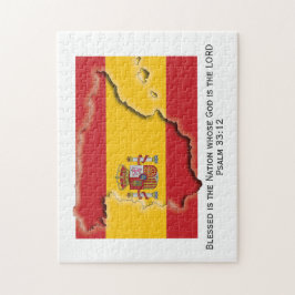 SPANIEN | España | Blad nation | SPANSKA FLAGGA Pussel