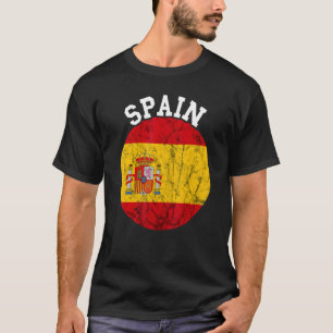 Spanien Espana Castle Krona Spanien Flagga Espanol T Shirt