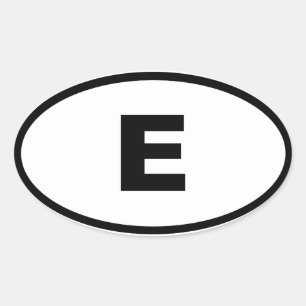 Spanien - Espana - Europeiska Ovalt Klistermärke