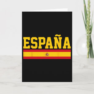 Spanien Espana Flagga Fotboll Sport Fanpresent Sou Kort