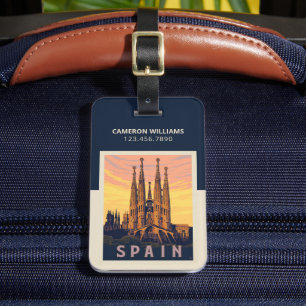 Spanien Familia Sagrada Bagagebricka