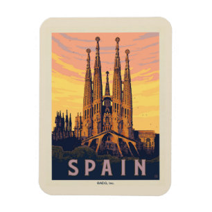 Spanien Familia Sagrada Magnet