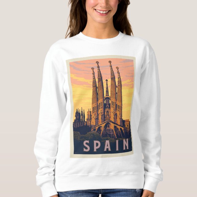 Spanien | Familia Sagrada T Shirt (Framsida)