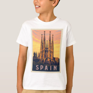 Spanien Familia Sagrada T Shirt