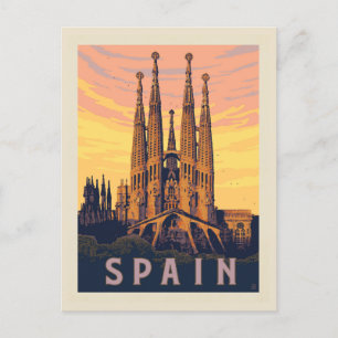 Spanien   Familia Sagrada Vykort