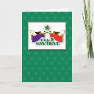Spanien, Feliz Navidad Änglar Kort