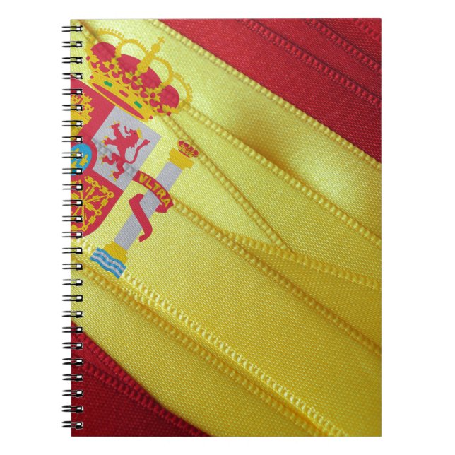 SPANIEN flagga Anteckningsbok (Framsidan)