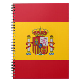 Spanien Flagga Anteckningsbok