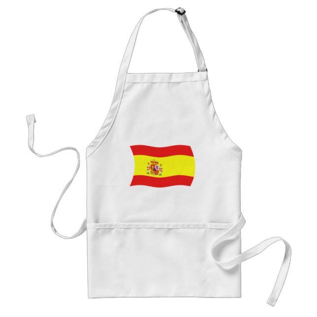 Spanien Flagga Apron Förkläde (Framsidan)