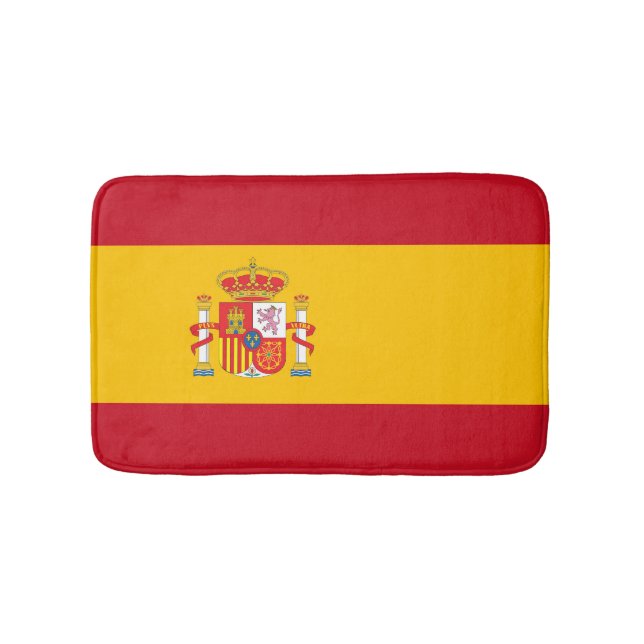 Spanien flagga badrumsmatta (Framsidan)