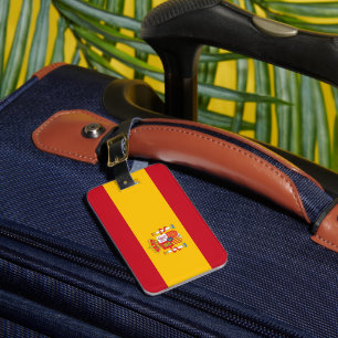 Spanien flagga bagagebricka