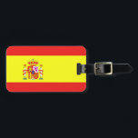 Spanien flagga bagagebricka<br><div class="desc">Flagga Spanien</div>