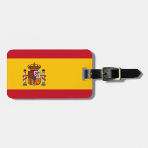Spanien flagga bagagebricka