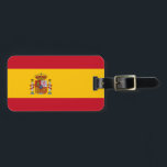 Spanien Flagga Bagagebricka<br><div class="desc">Spanien Flagga</div>