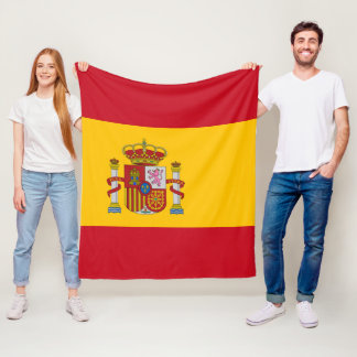 Spanien flagga - Bandera de Espana Fleecefilt