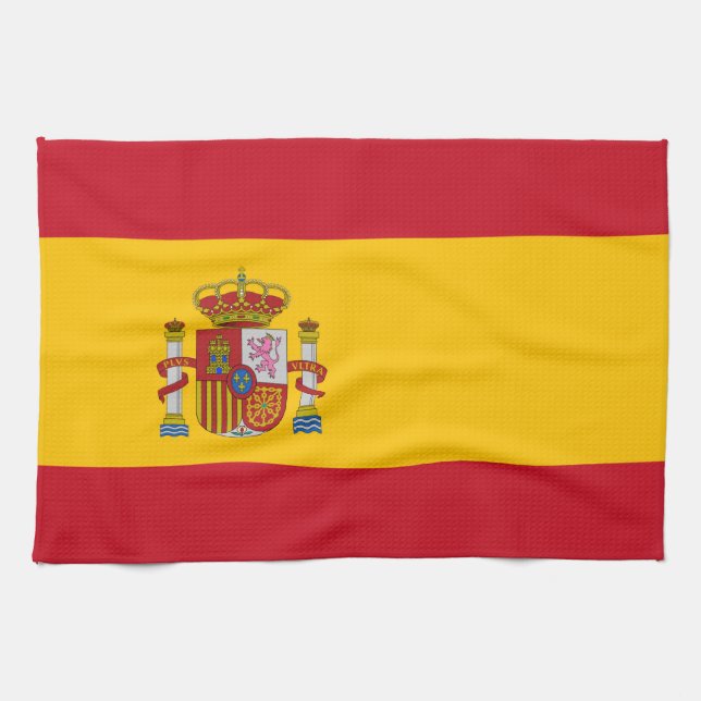 Spanien flagga - Bandera de Espana Kökshandduk (Horisontell)