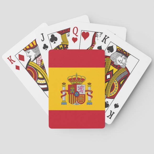 Spanien Flagga Casinokort (Baksidan)