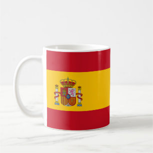 Spanien Flagga Ceramic Mugg