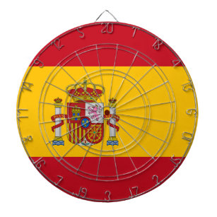 Spanien Flagga Darttavla