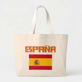 Spanien - flagga/España - Bandera Jumbo Tygkasse