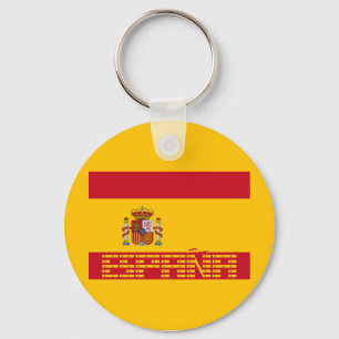 Spanien - flagga/España - Bandera Nyckelring