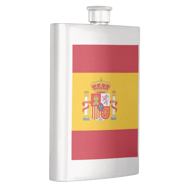 Spanien flagga fickplunta (Höger)