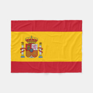 Spanien Flagga Fleecefilt