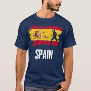 Spanien Flagga Jersey Spanska fotbollsförbundet Ma T Shirt