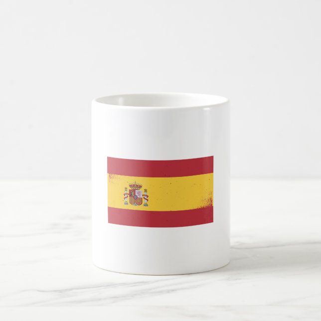 Spanien Flagga Kaffemugg (Center)