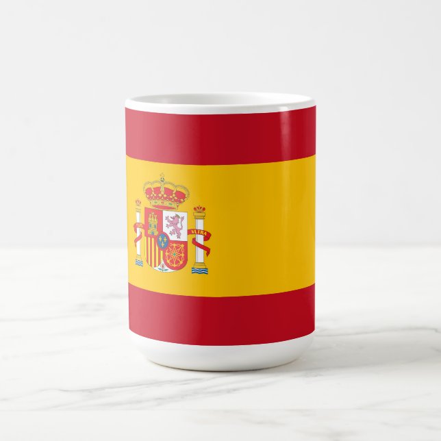 Spanien flagga kaffemugg (Center)