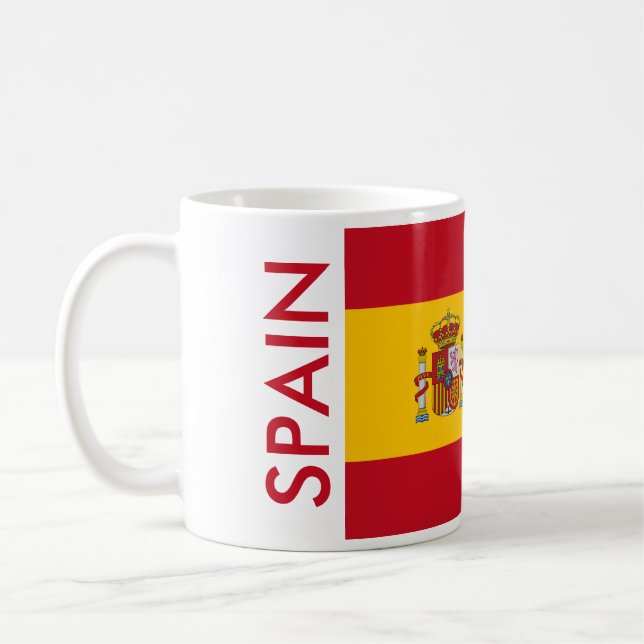 SPANIEN FLAGGA KAFFEMUGG (Vänster)