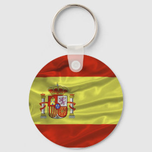 Spanien flagga Keychain Nyckelring