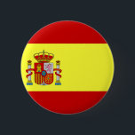 Spanien flagga knapp<br><div class="desc">Spanien flagga. Underbar kvalitets- Spanien flagga. Vi har andra Spanien gåvaprodukter,  Spanien som skjortor med både beklär och drar tillbaka tryck,  Spanien muggar,  Spanien kort och mycket mer för Spanien</div>