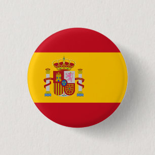 Spanien flagga-knapp knapp