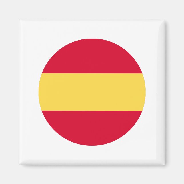 Spanien Flagga Magnet (Framsidan)
